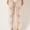 Floral Crochet Palazzo Pants