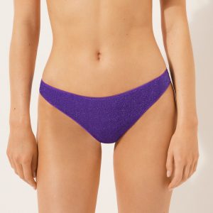 Brazilian Bikini Bottoms Metallic Glow