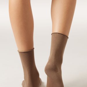 Non-Elastic Cotton Ankle Socks