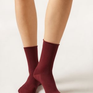 Non-Elastic Cotton Ankle Socks