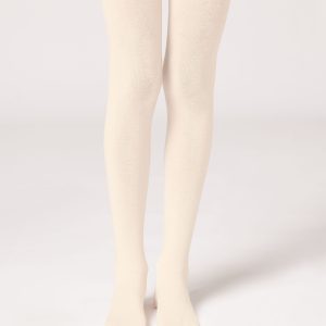 Girls' Super Opaque Tights with Cashmere