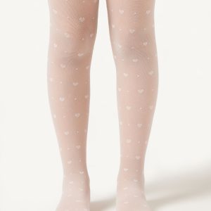 Girls’ All Over Motif Tights