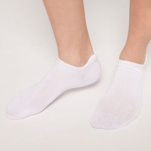 Unisex Cotton No-Show Socks with Back Tongue