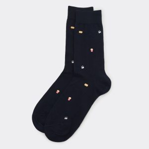 Men’s Fun Print Short Cotton Socks